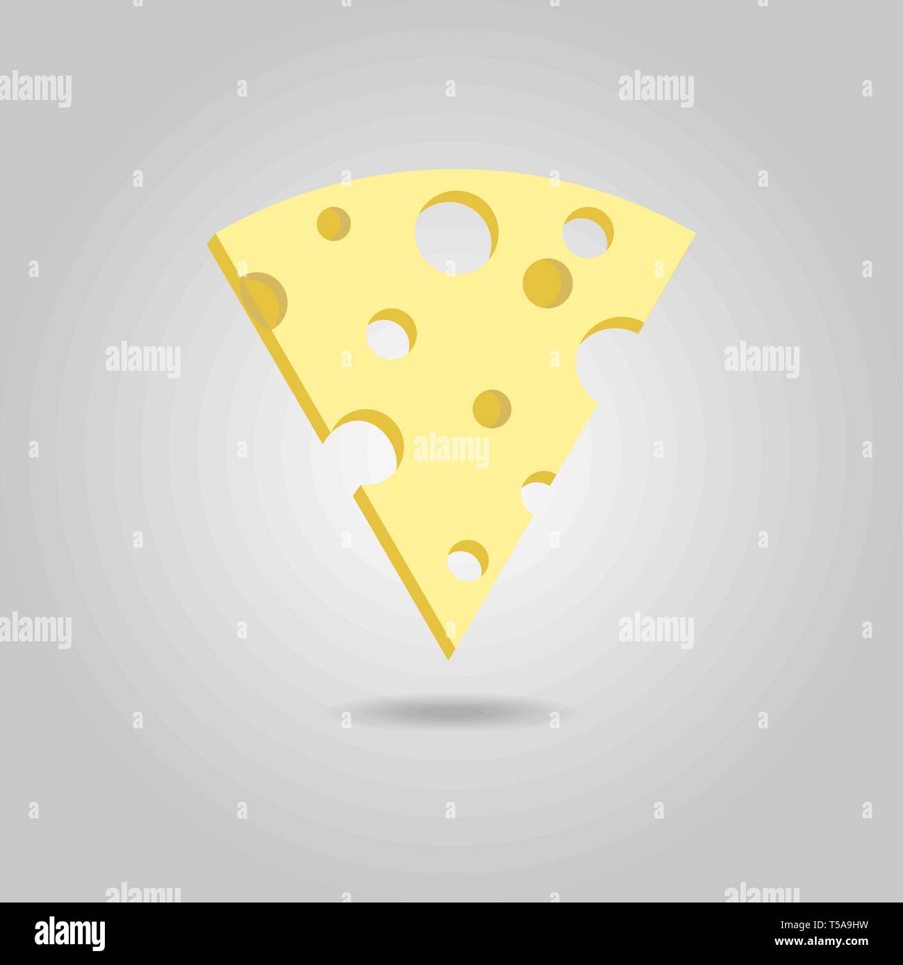 Formaggio logo design. simbolo. formaggio vettore di posizione. Il logo design 10 eps Illustrazione Vettoriale