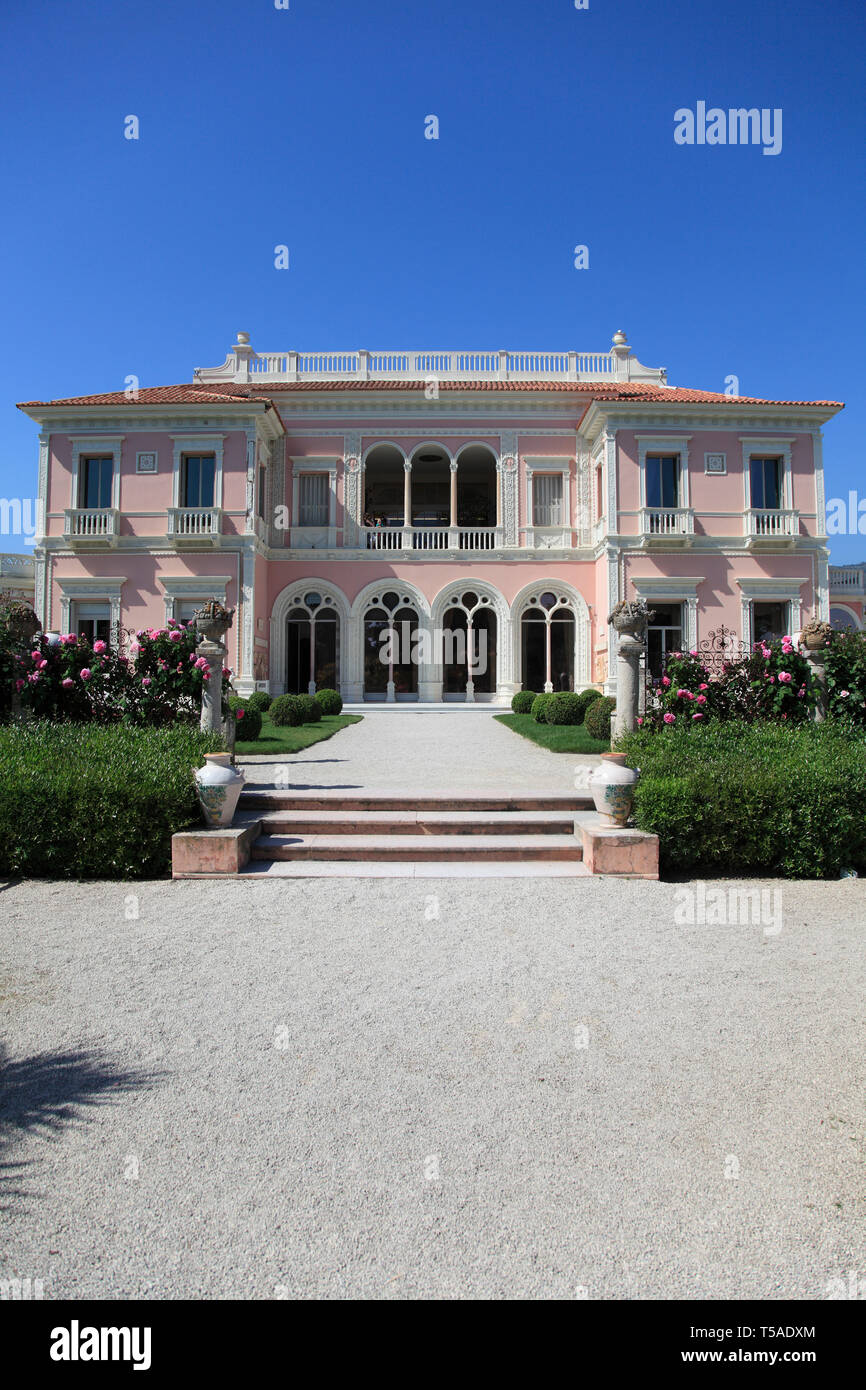 Ephrussi de Rothschild Villa, Saint Jean Cap Ferrat, Cote d'Azur, Riviera Francese, alpi marittime, provenza, Francia, Europa Foto Stock