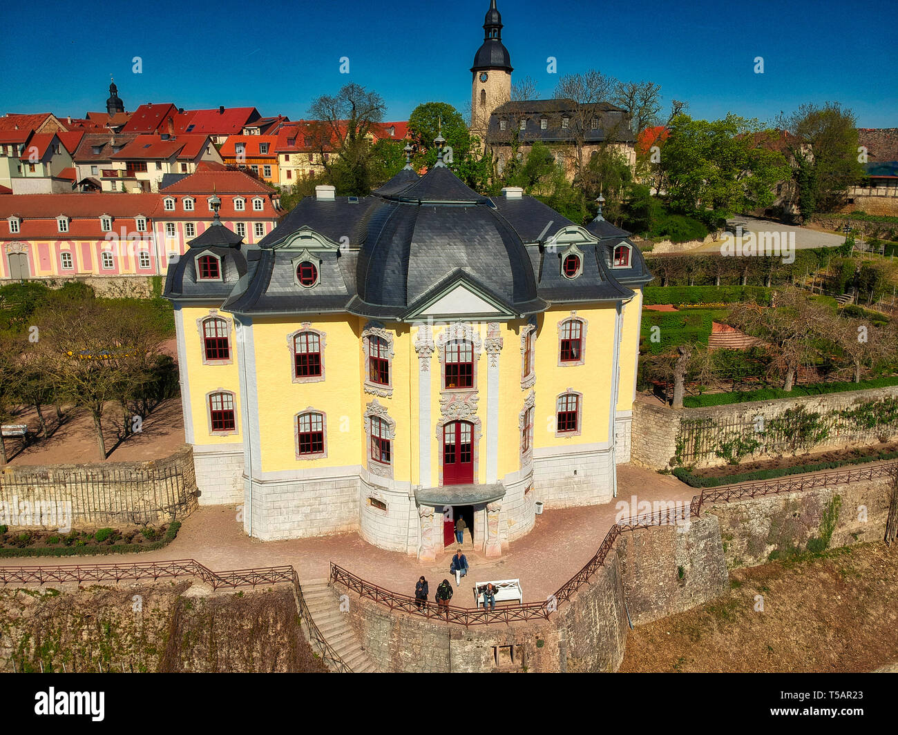 Dornburger Schlösser / Dornburg Castle Foto Stock