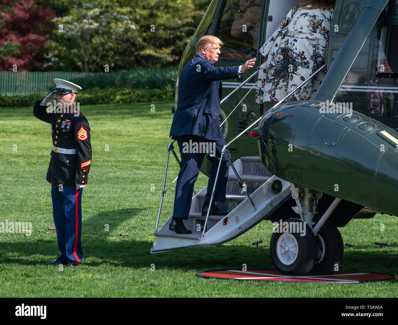 Ronald Raggio Washington, Stati Uniti d'America. Xviii Apr, 2019. Il Presidente degli ...