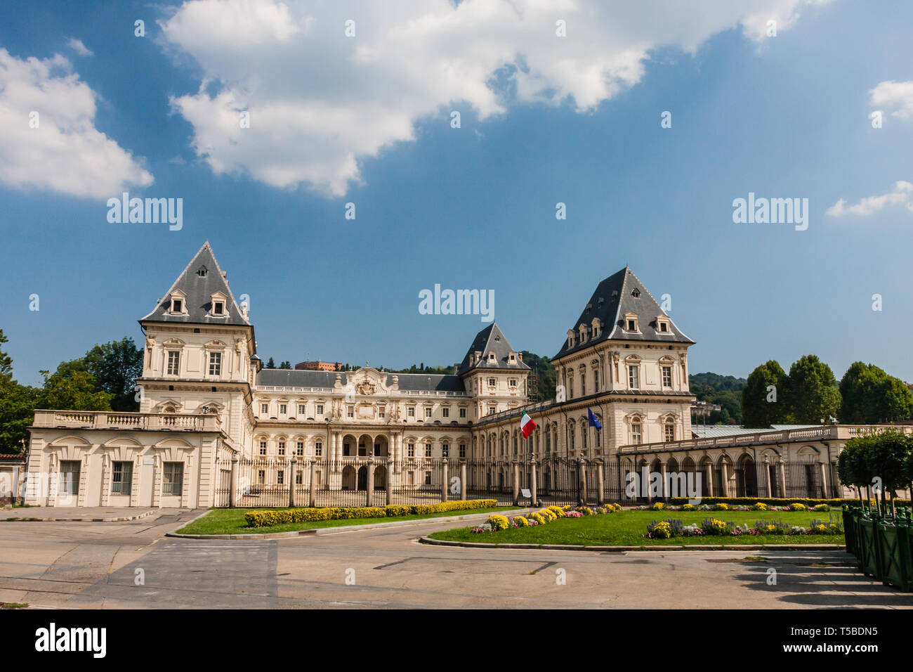 Il Castello del Valentino (Italiano Castello del Valentino è un edificio storico di Torino Foto Stock