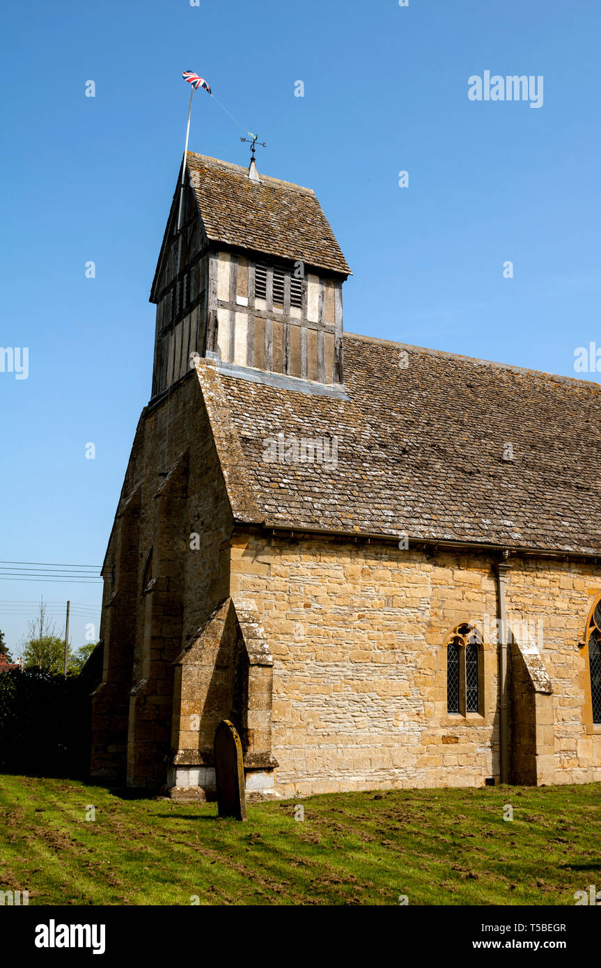 St James la grande chiesa, Long Marston, Warwickshire, Inghilterra, Regno Unito Foto Stock