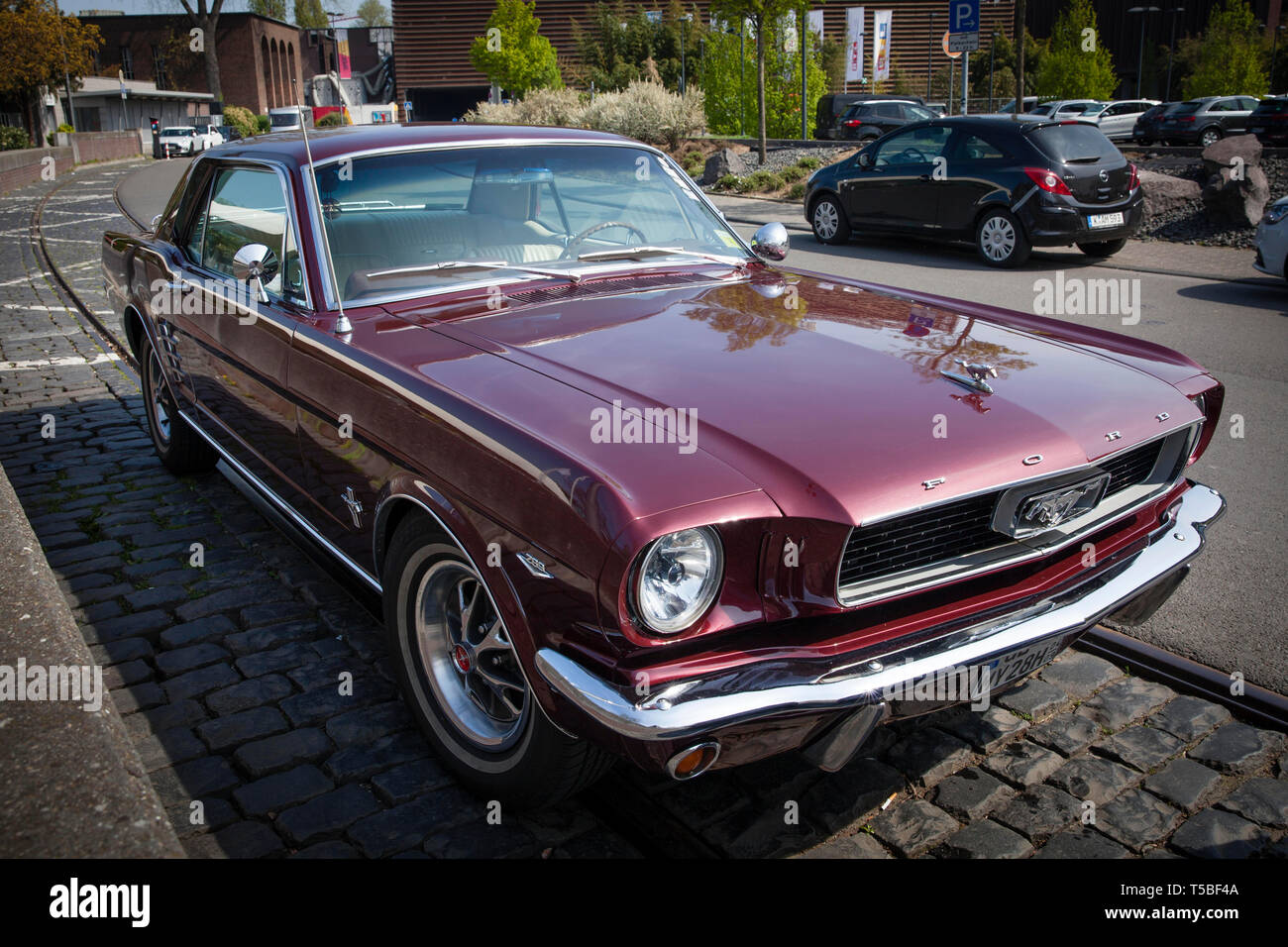 Ford Mustang 289 a partire dagli anni sessanta, Colonia, Germania. Ford Mustang 289 aus den 60er Jahren, Koeln, Deutschland. Foto Stock