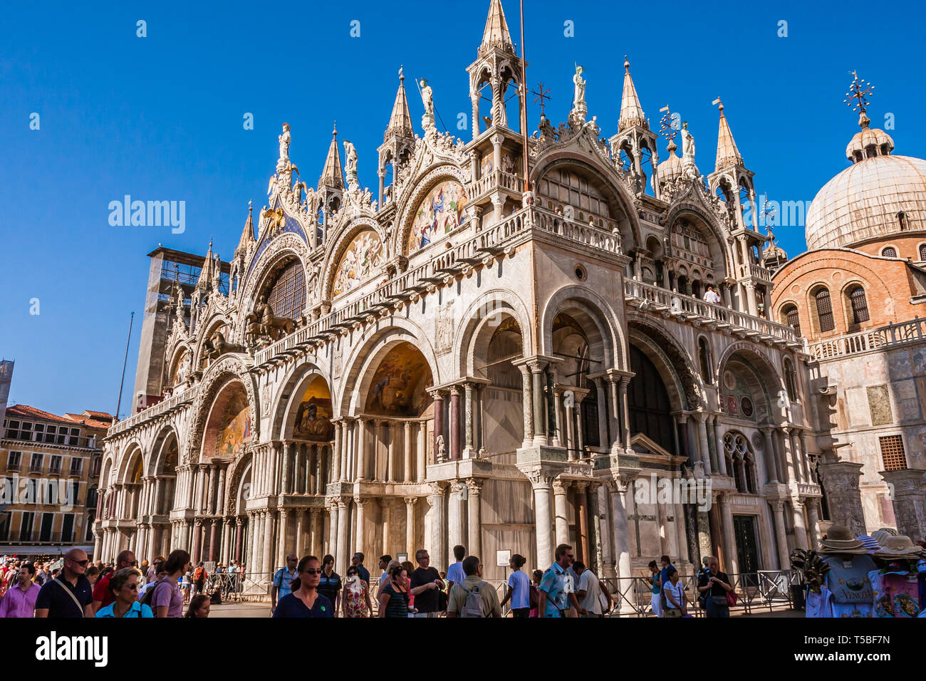 La Basilica di San Marco, Venezia Foto Stock