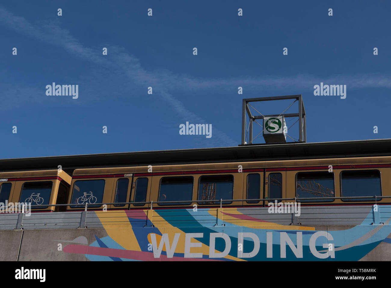 S-Bahn Berlin, è un transito rapido sistema ferroviario a Berlino e dintorni Foto Stock