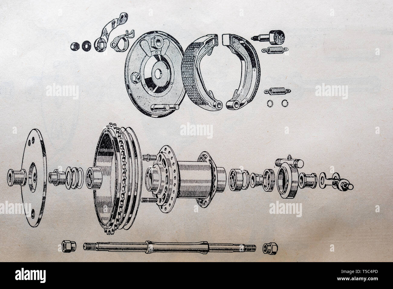 Tecniche di ingegneria diagrammi. Foto Stock