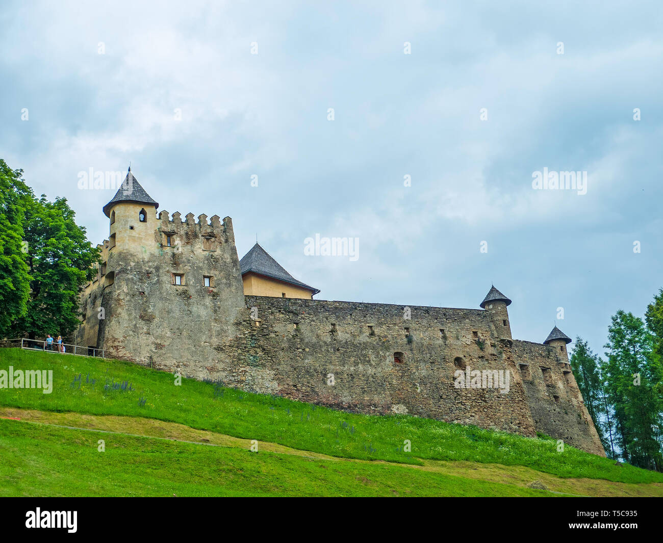 Castello di Stara Lubovna in Slovacchia Foto Stock