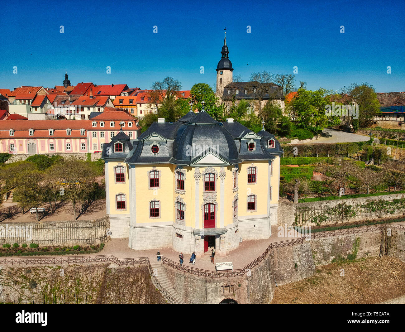 Dornburger Schlösser / Dornburg Castle Foto Stock