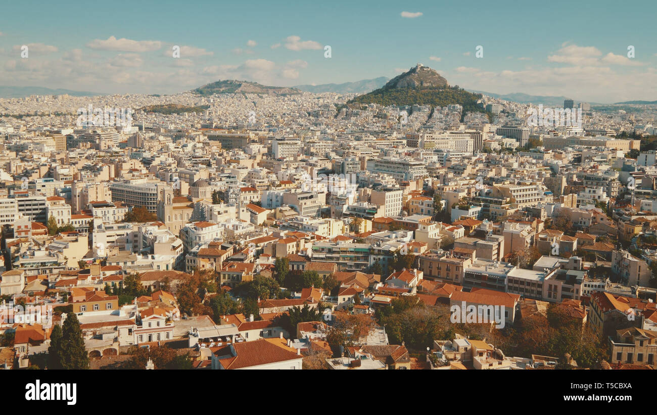 Atene, Grecia skyline della città Foto Stock