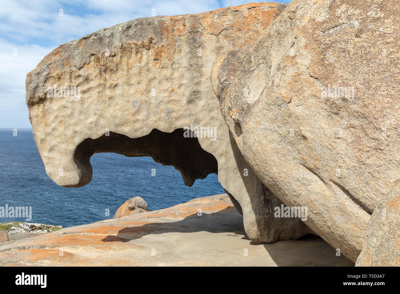 Remarkable Rocks, Parco Nazionale di Flinders Chase, Kangaroo Island, Sud Australia Foto Stock