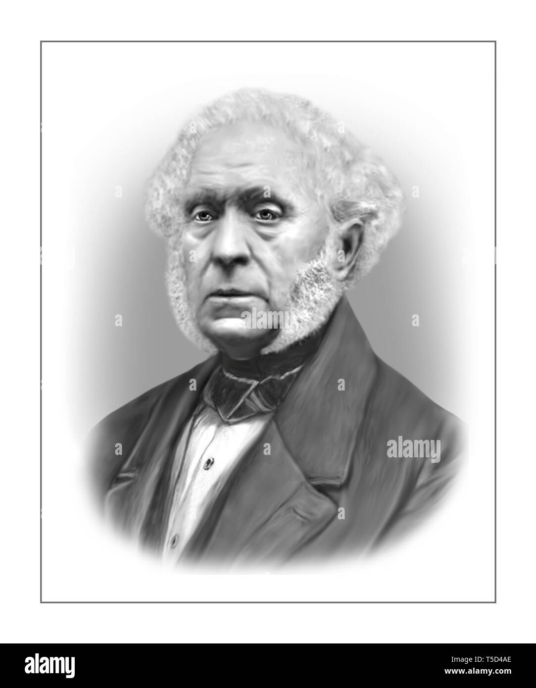 David Brewster 1781-1868 scienziato scozzese autore inventore Foto Stock
