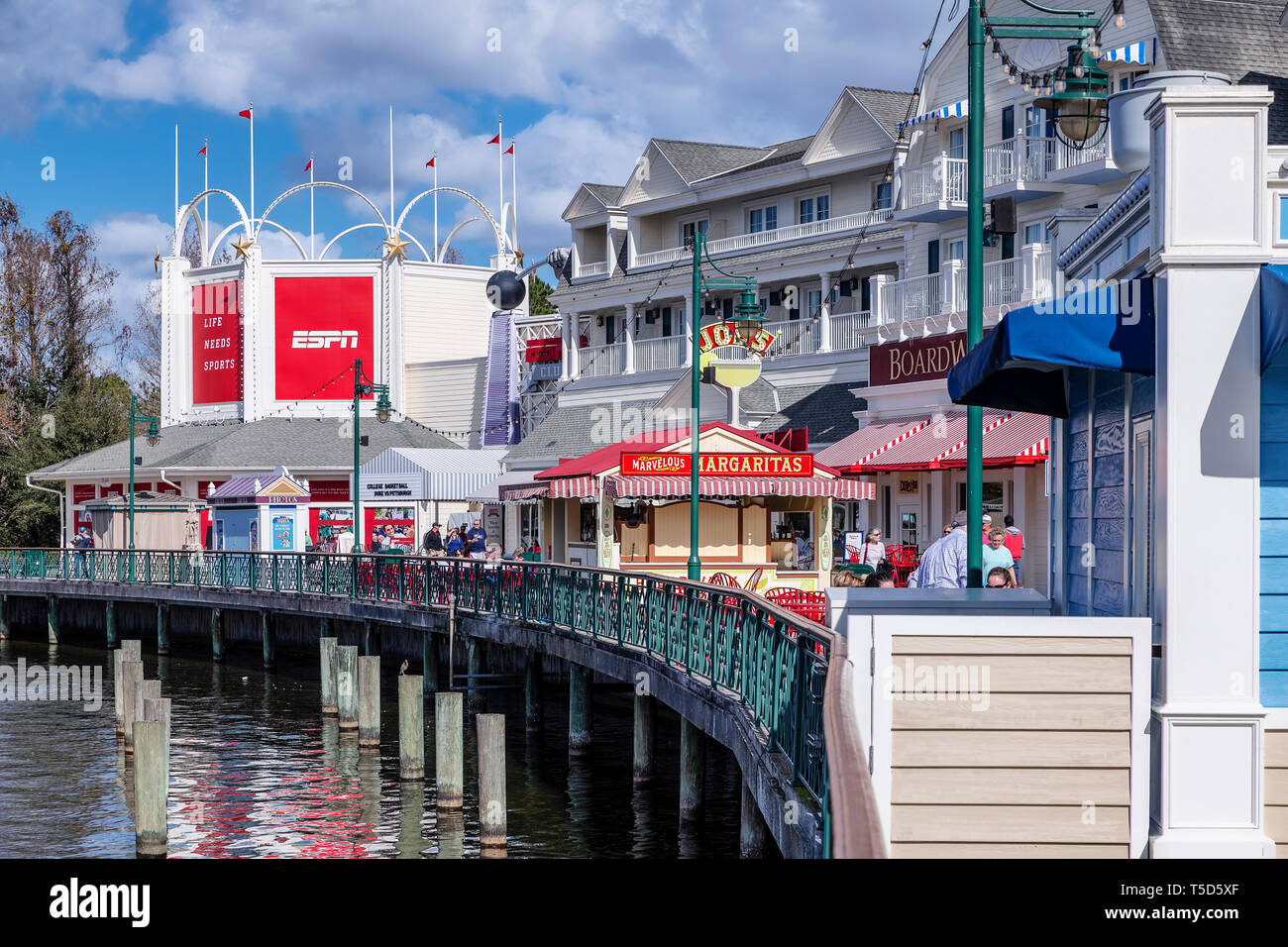 La Passerella a Disney World, a Orlando, Florida, Stati Uniti d'America. Foto Stock