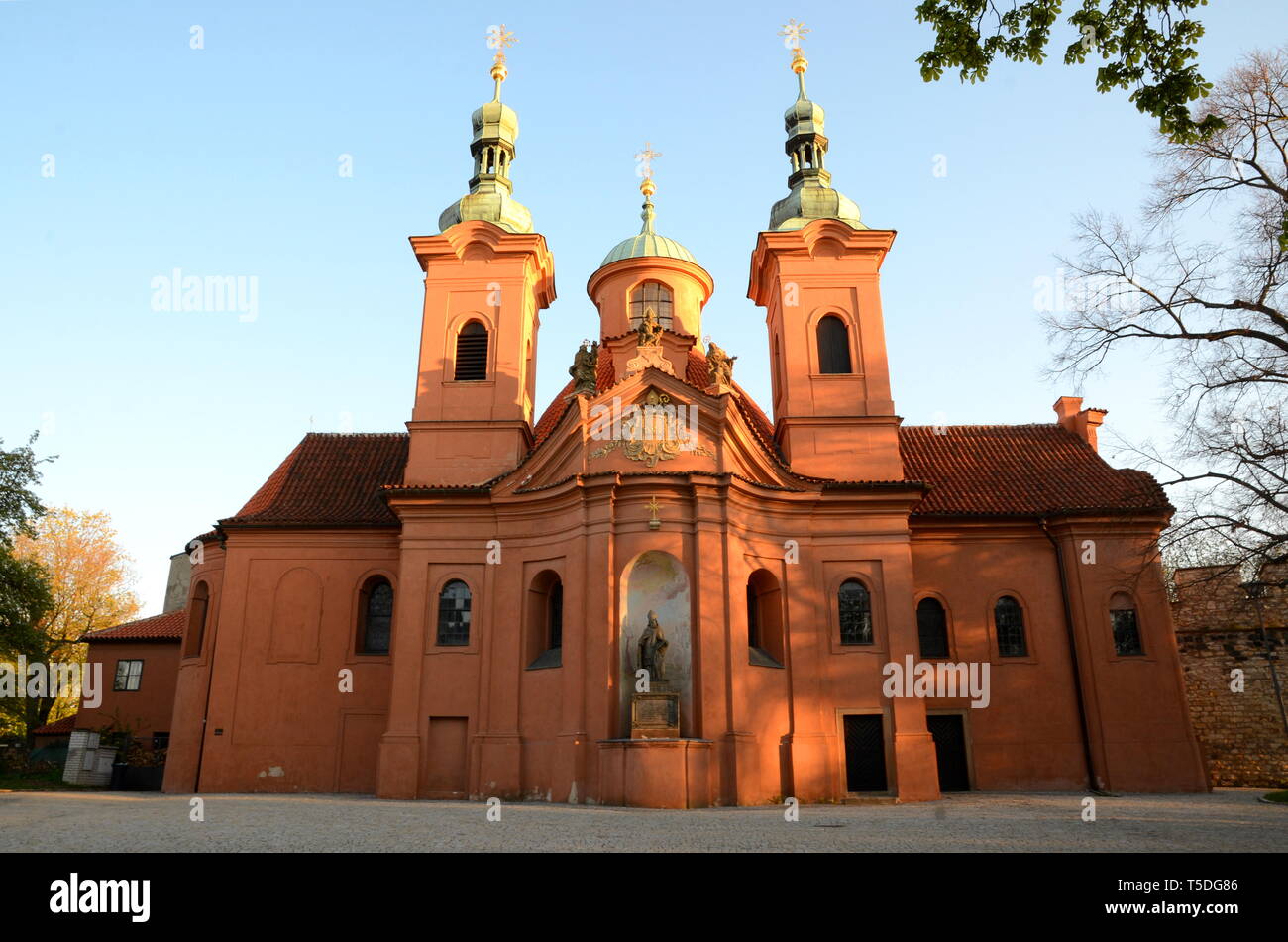 Cattedrale di San Lorenzo a Praga Foto Stock