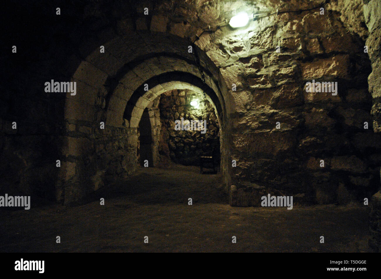 Ovaoren città sotterranea, Cappadocia, Turchia Foto Stock