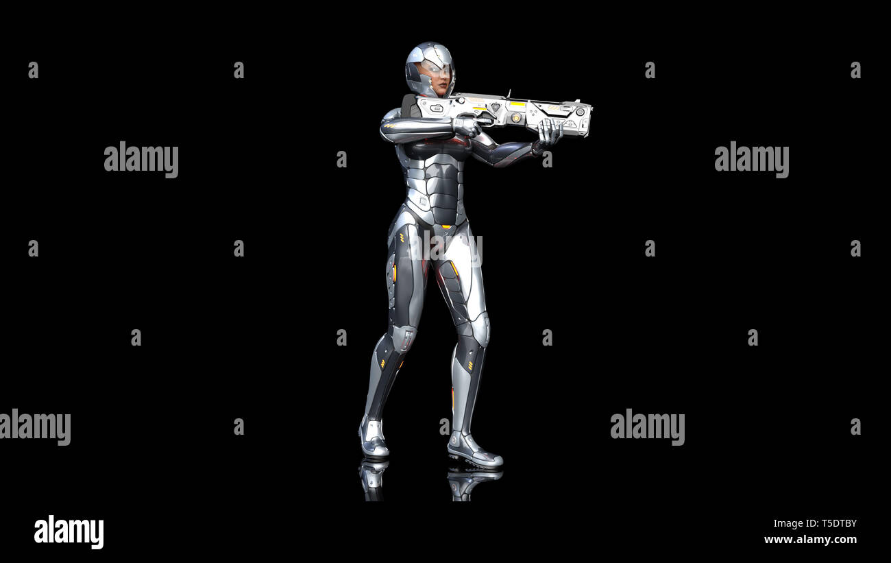 Combattente cyberpunk immagini e fotografie stock ad alta risoluzione -  Alamy