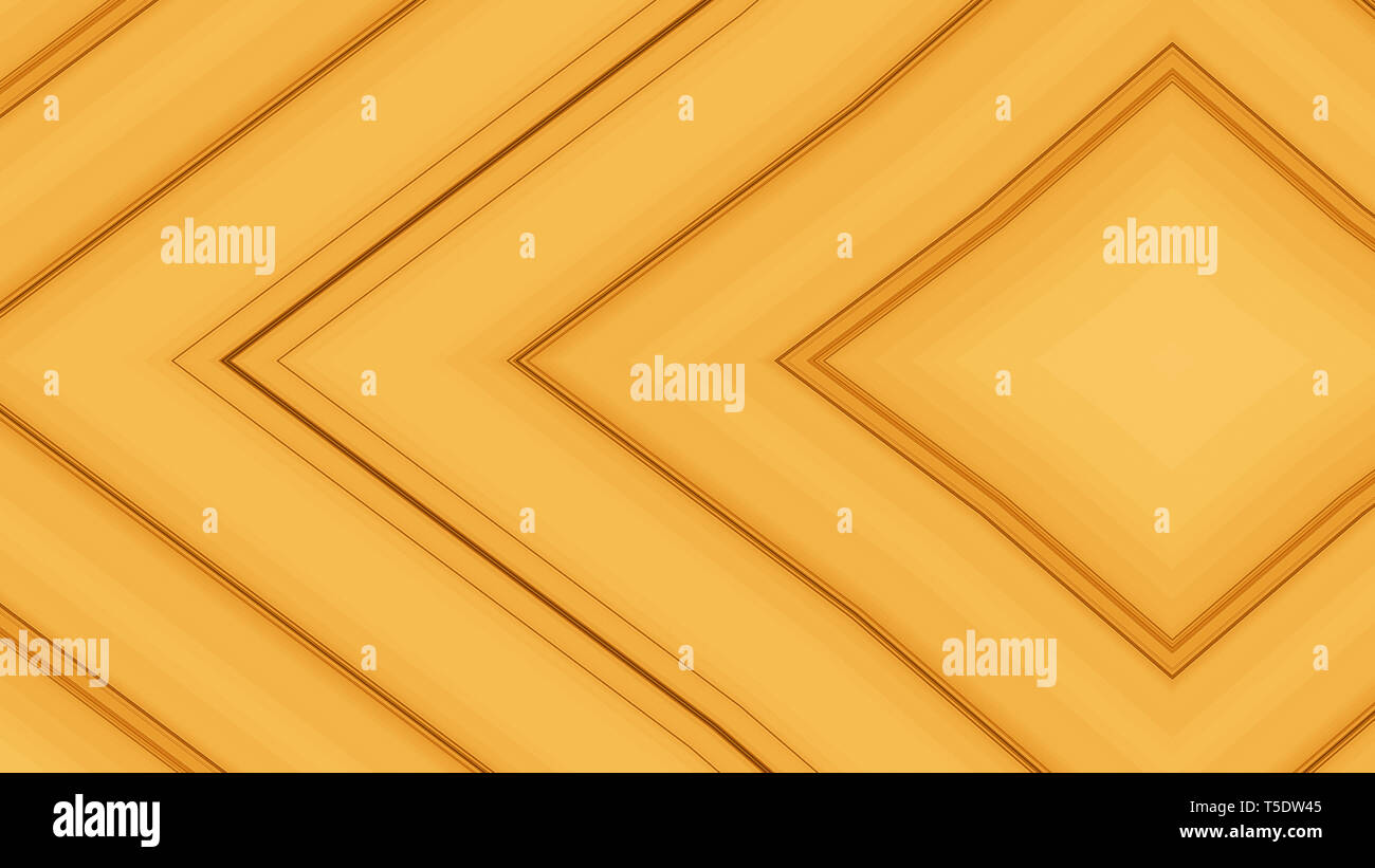 Abstract forme geometriche e linee su sfondo giallo. Rombo o losanga. Foto Stock