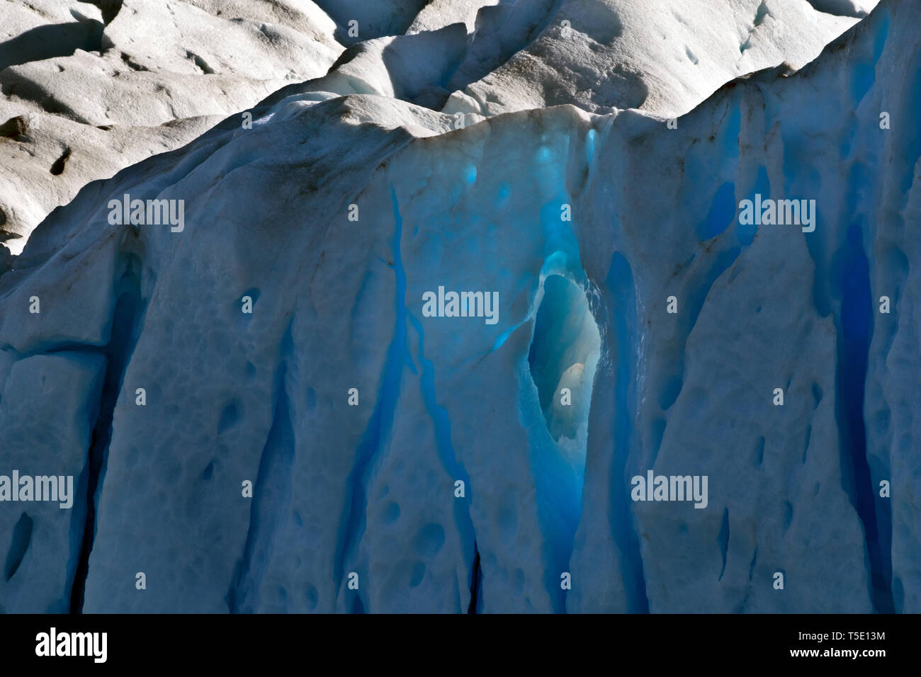 Il Ghiacciaio Perito Moreno, Los Glaciares NP, Argentina Foto Stock