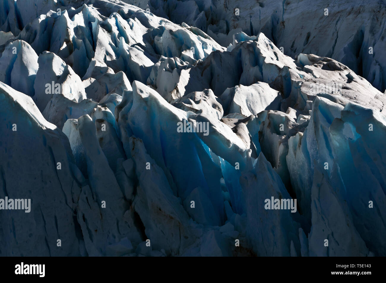 Il Ghiacciaio Perito Moreno, Los Glaciares NP, Argentina Foto Stock