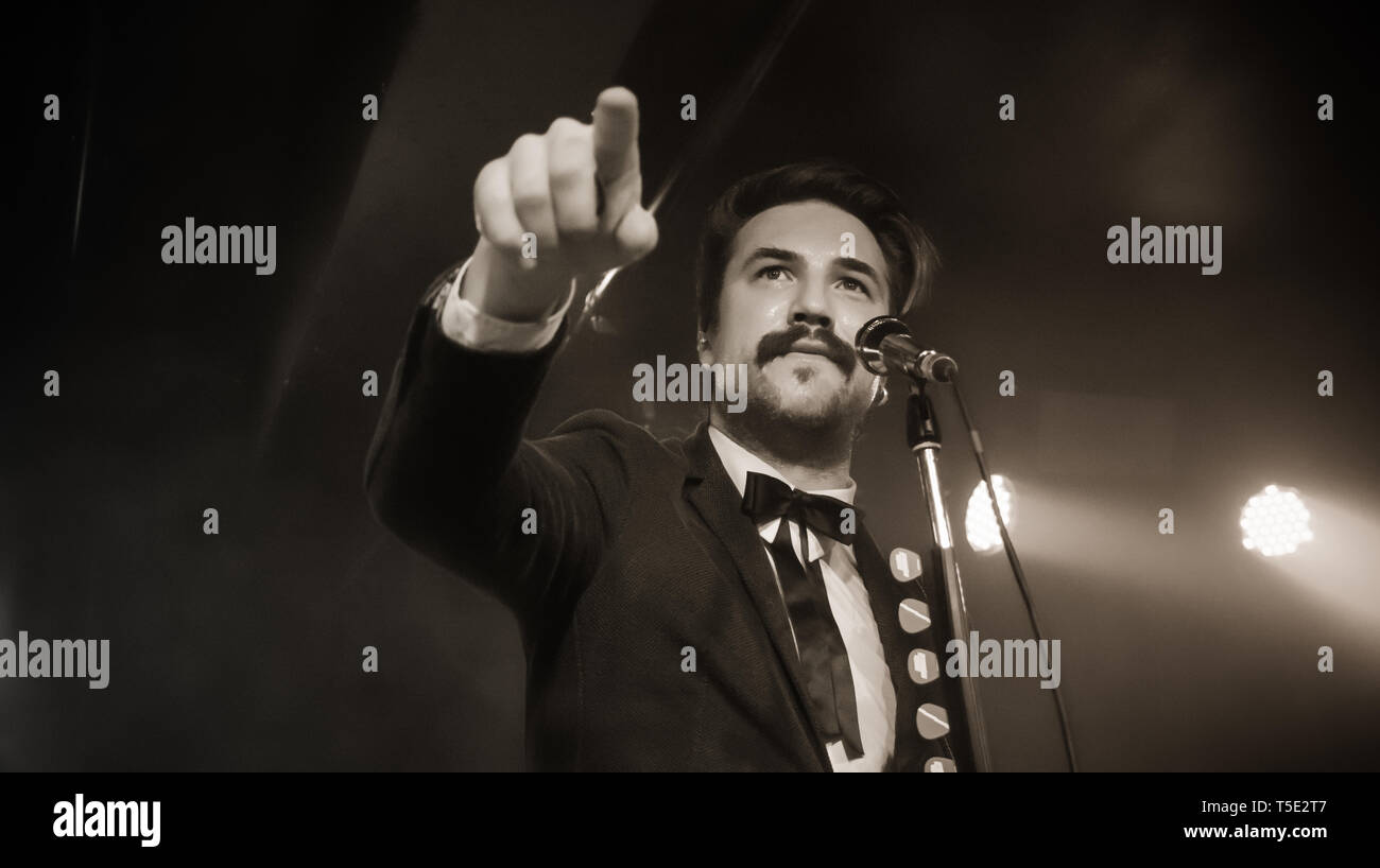 Royal Repubblica live a Manchester Academy 2016 Foto Stock