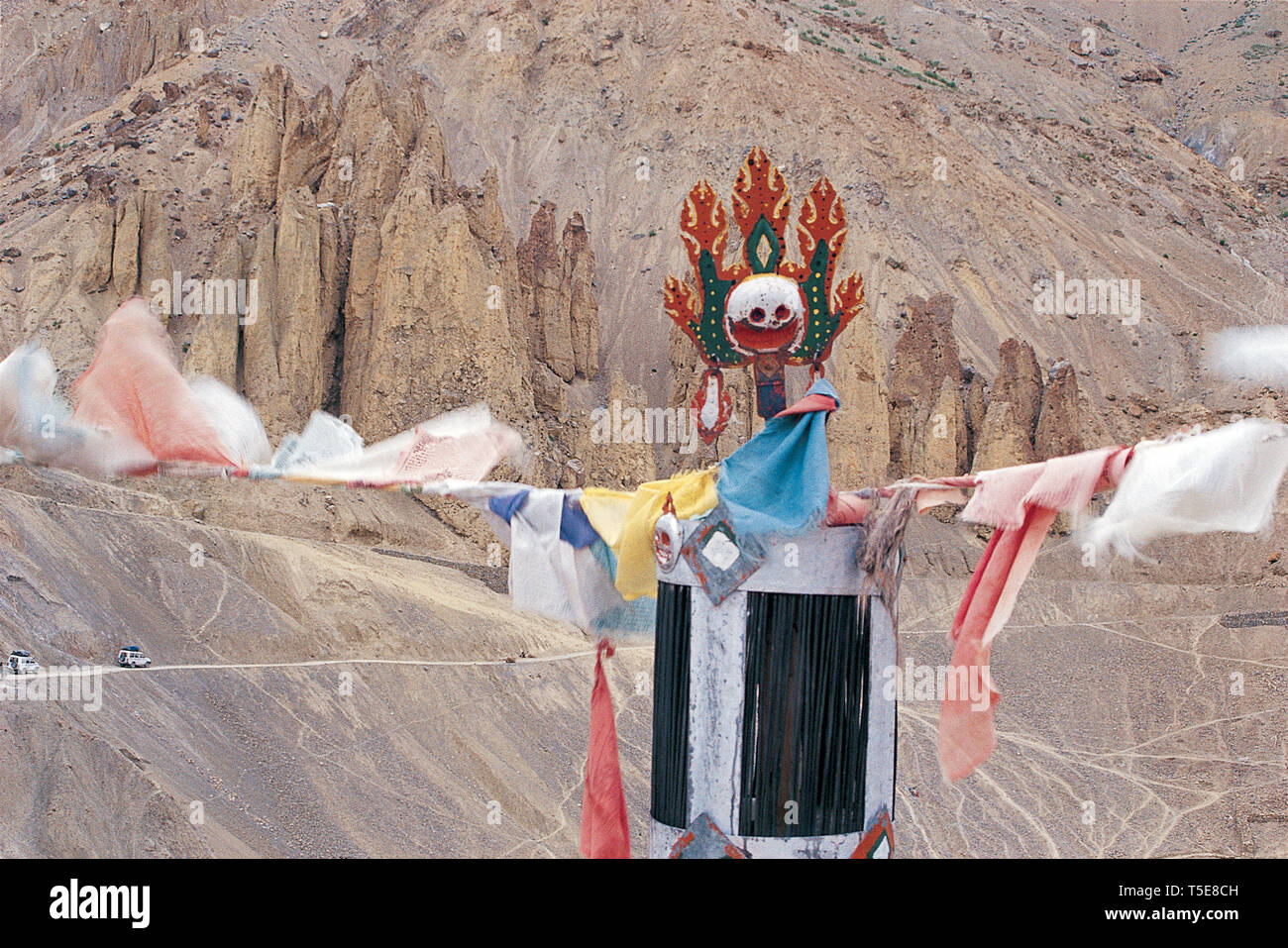 Villaggio Dio, Everest trek, Nepal Foto Stock