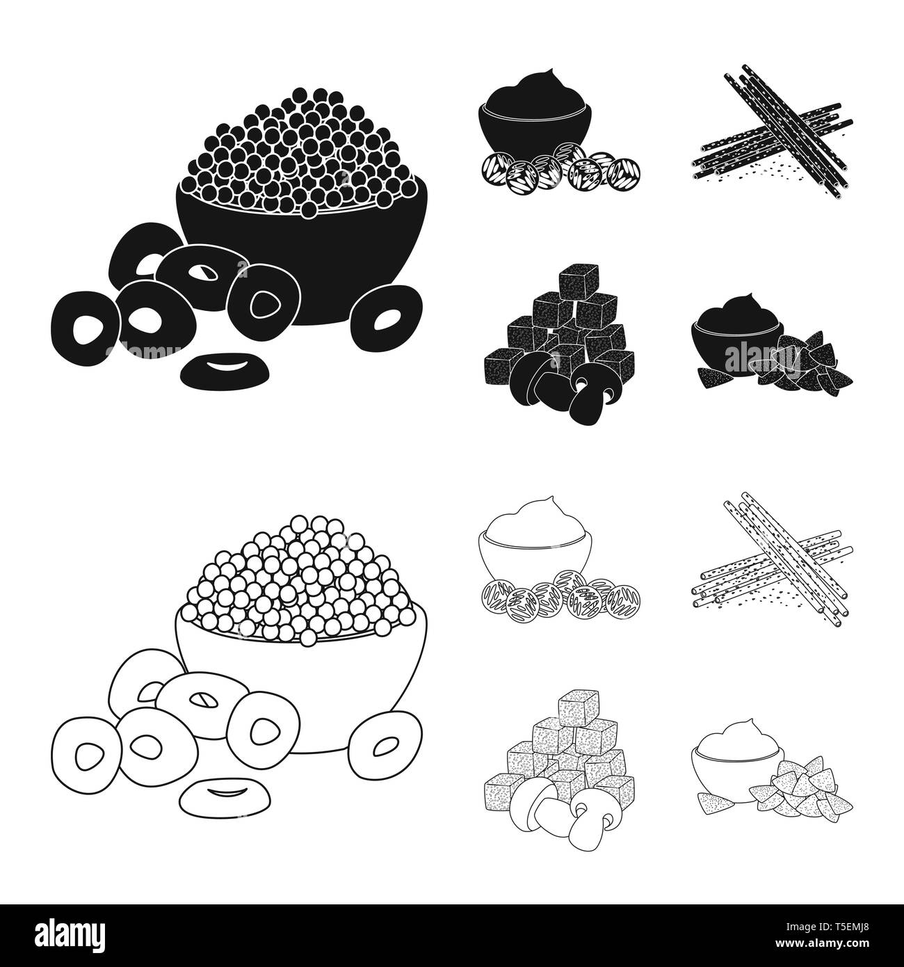 L'anello,snack,paglia,crostini,cracker,caviale,fungo,cookie,rosso,ketchup,sesamo,pane,dolci,fry,antipasti,crema,salsa cotta,,crouton,sour,croccante,il pomodoro,forno,cube,ciotola,salmone,cucina,uova,salato,cotto,gusto,seasonin,ingrediente organico,, il cibo prodotto,croccante,parte,cottura,aroma,impostare,vettore,icona,immagine,isolato,raccolta,design,l'elemento,graphic,segno vettori vettore , Illustrazione Vettoriale