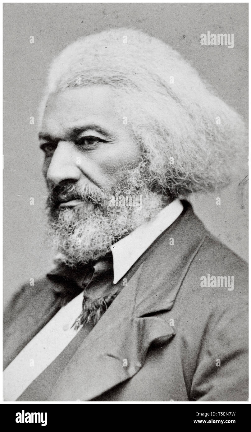 Frederick Douglass (1818-1895), ritratto da George Kendall Warren, 1876 Foto Stock