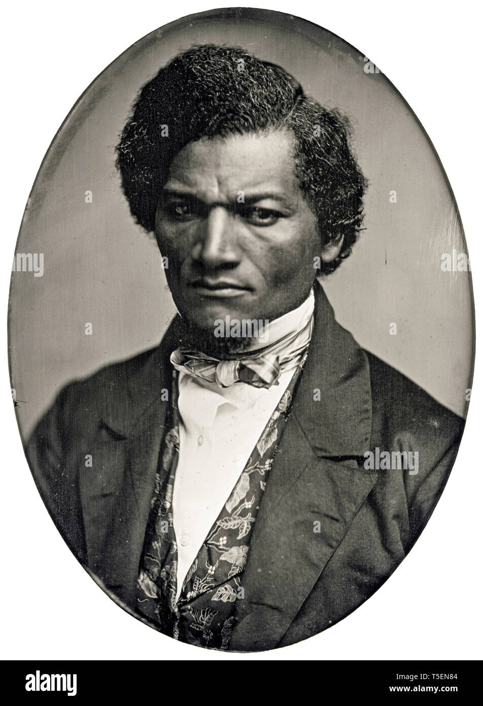 Frederick Douglass (1818-1895), ritratto di Samuel J. Miller, daguerreotype, c. 1847 Foto Stock