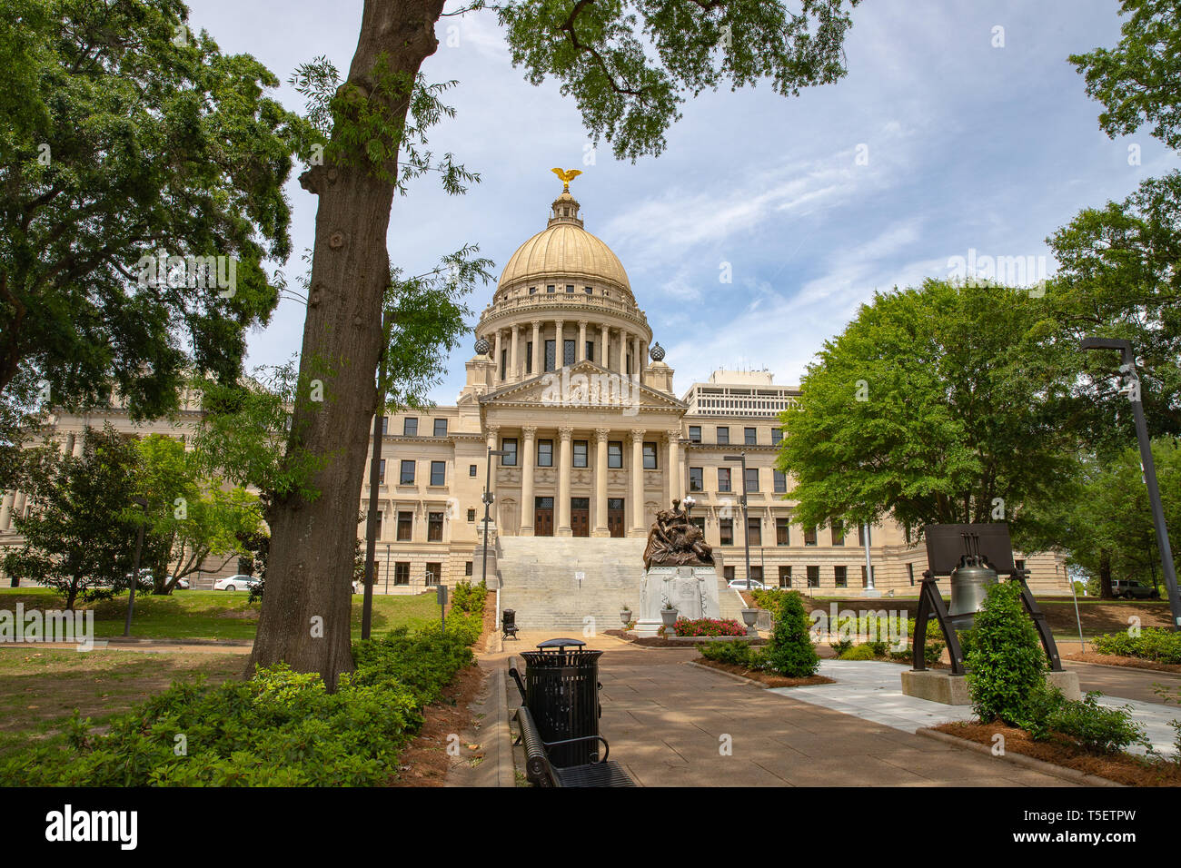 La Mississippi State Capitol Building in downtown Jackson, MS Foto Stock