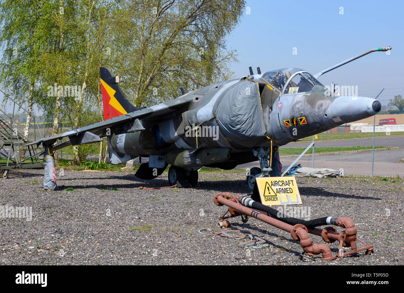 Bentwaters Cold War museum, Suffolk, Regno Unito. Foto Stock