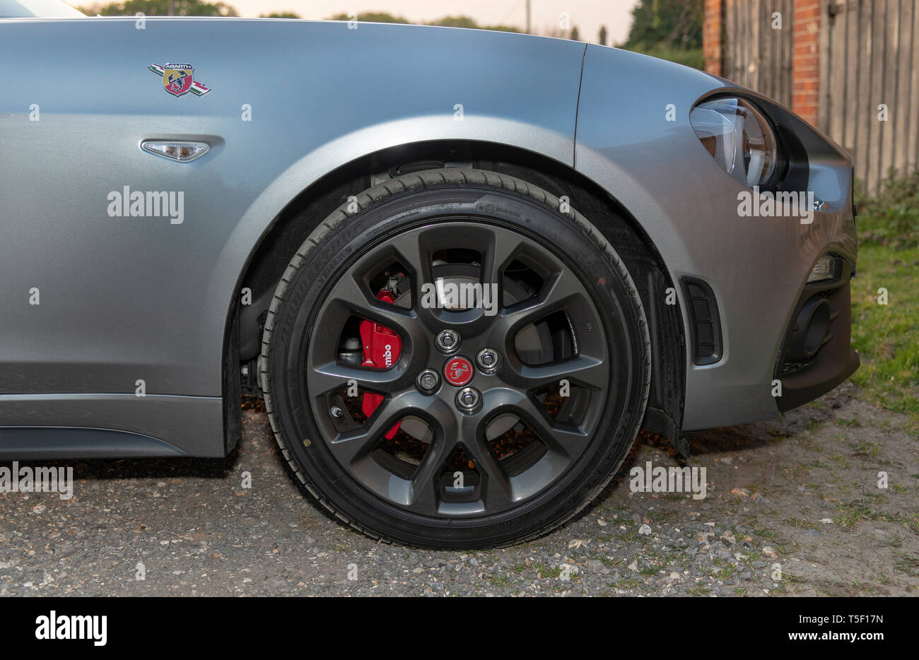 2018 Fiat 124 Abarth Spider Foto Stock