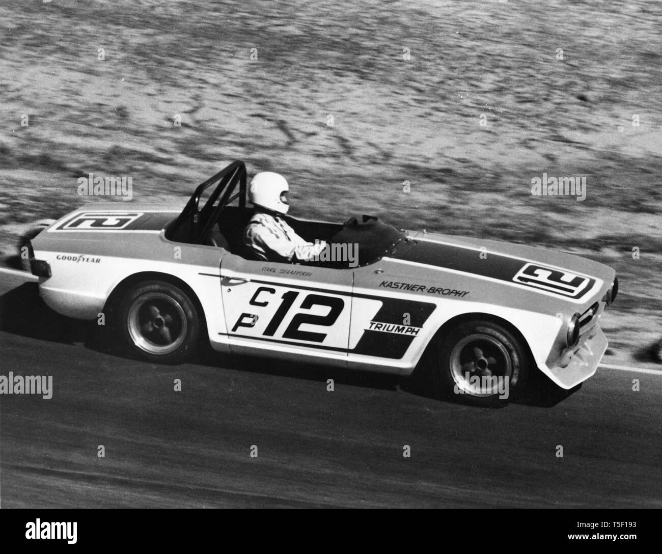 1973 Triumph TR6 U.S. C produzione SCCA campionato Foto Stock