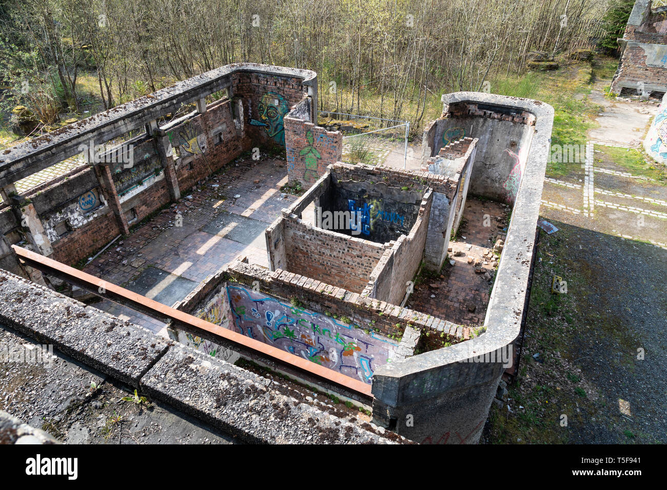 San Pietro nel seminario di Cardross è un seminario in disuso di proprietà dell'Arcidiocesi di Glasgow. La categoria di un edificio elencato chiusa alla fine degli anni ottanta Foto Stock