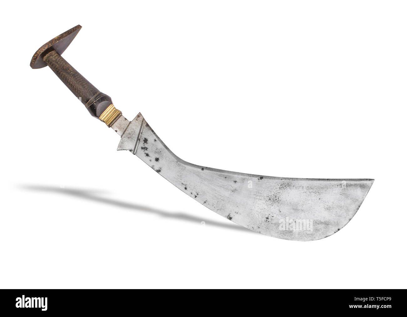 Katti Ayudha (anche ayda katti o aydha katti) è un indigeno arma di guerra e di strumenti per il popolo Kodava di Kodagu, nello stato di Karnataka, indi Foto Stock