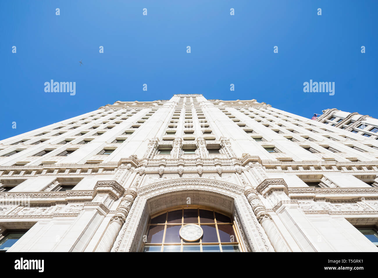 Stati Uniti d'America, Illinois, Chicago, facciata di Wrigley Building Foto Stock