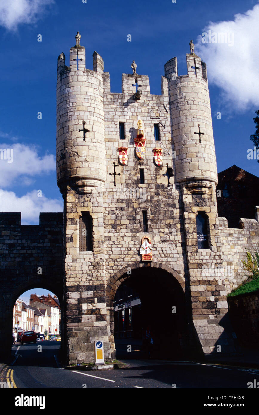 Mickelgate Bar,York,Inghilterra Foto Stock