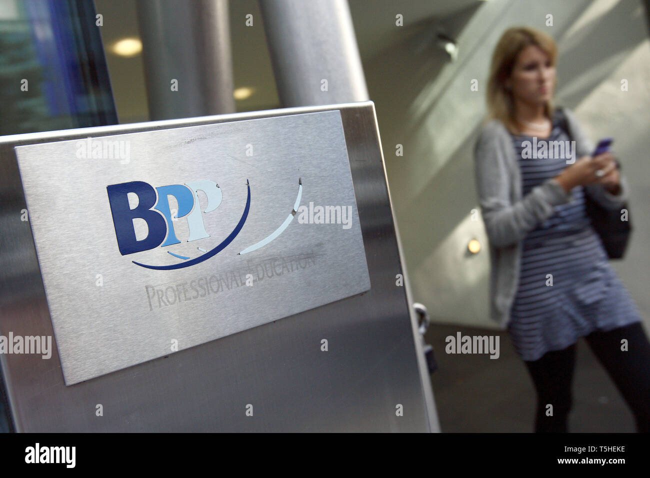 BPP Law School a Holborn è la prima società del settore privato nel Regno Unito per diventare un collegio universitario a partire dal mese di luglio 2010. 16.10.2010. Foto Stock