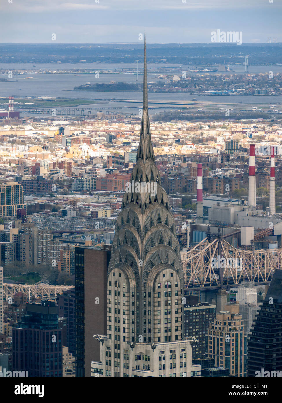 Il Chrysler Building, Lexington Avenue, Midtown Manhattan, a New York City, America Foto Stock