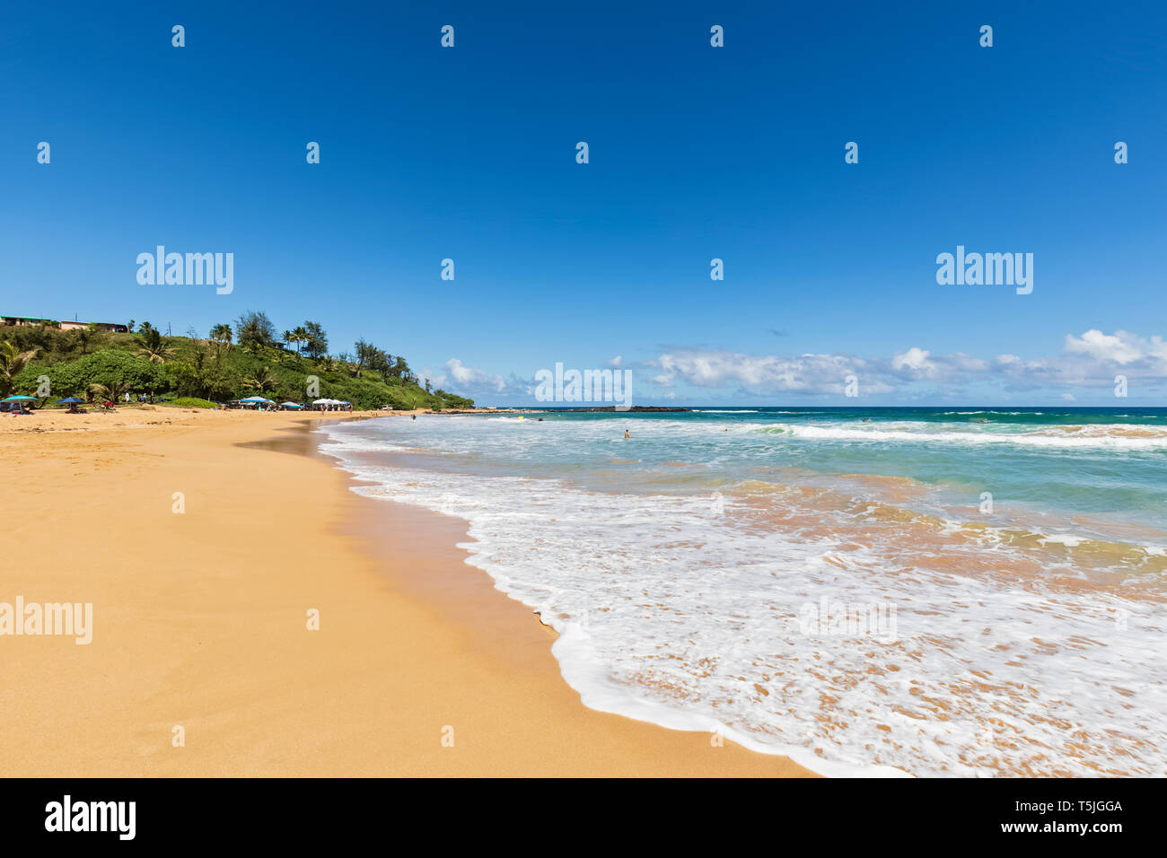 Stati Uniti d'America, Hawaii, Kauai, Kealia Beach Foto Stock