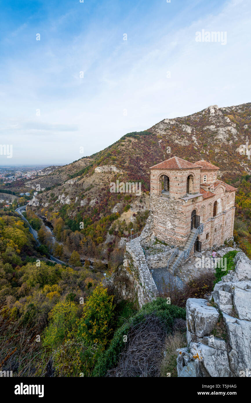 Chiesa di Santa Maria di Petrich, Assen fortezza, Asenovgrad, Bulgaria, Europa Foto Stock