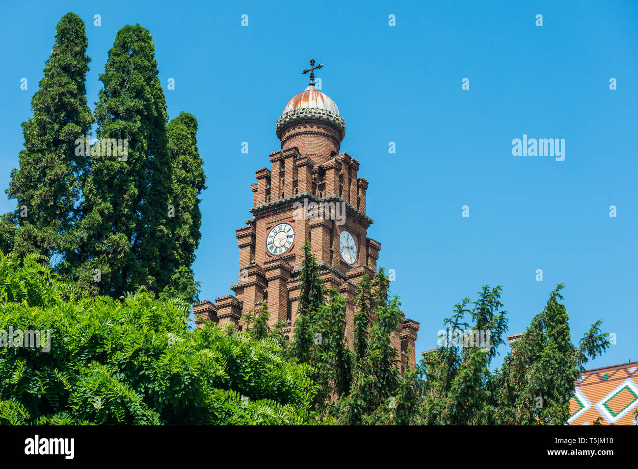 Patrimonio mondiale dell'Unesco università di Chernivtsi, Chernivtsi, Ucraina Foto Stock