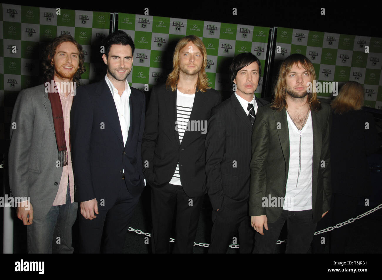 LOS ANGELES, CA. Novembre 08, 2006: MAROON 5 alla sedicesima ambientale annuale Media Awards presso il Club Ebell, Los Angeles. Immagine: Paul Smith / Featureflash Foto Stock