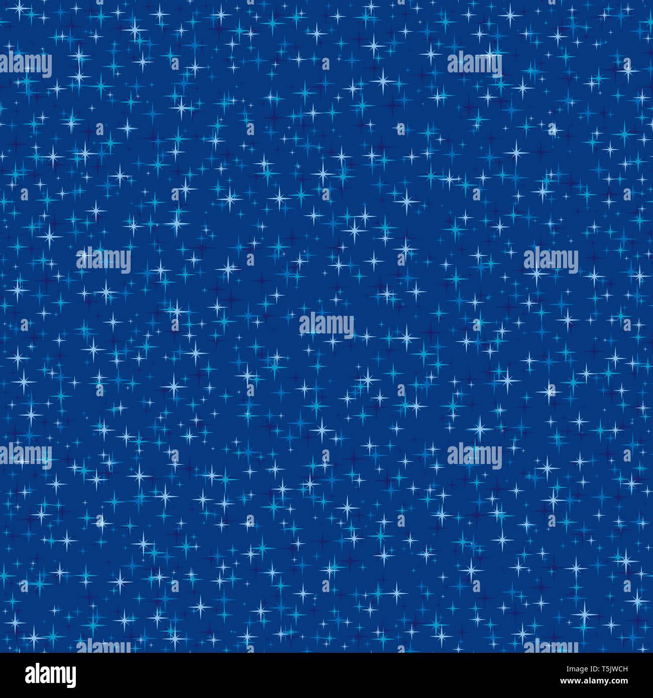 Abstract seamless con uno sfondo con cielo notturno pattern,illustrazione vettoriale Illustrazione Vettoriale