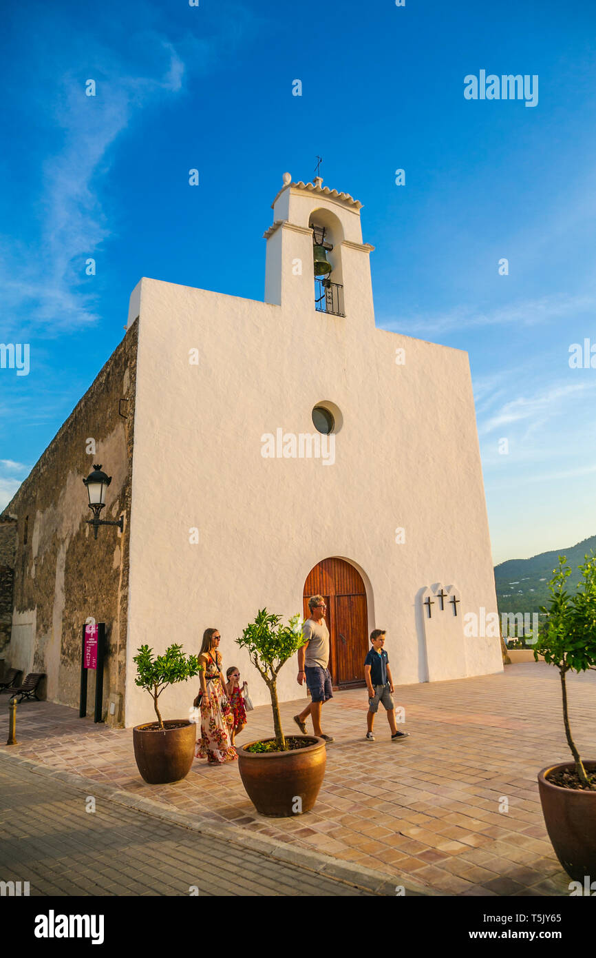 Sant Agusti des Vedrá Village. Sant Josep de sa Talaia comune. Isola di Ibiza. Le Baleari. Isole. Spagna Foto Stock