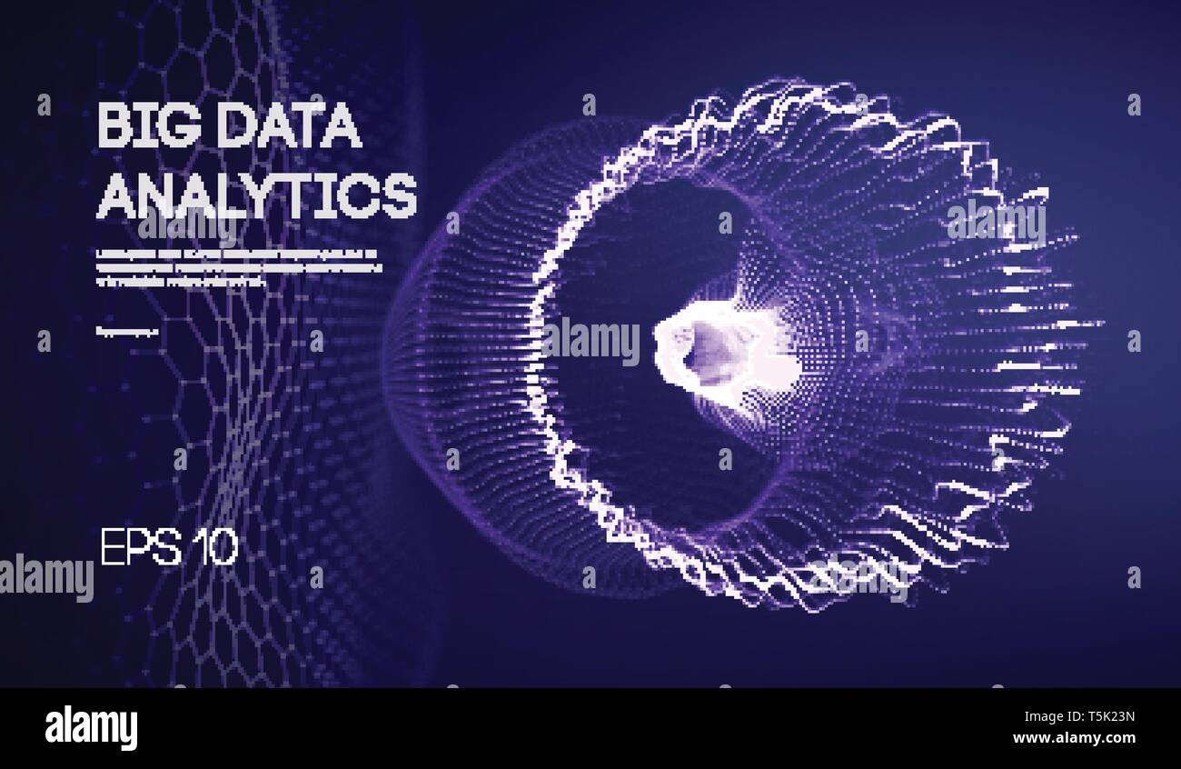 Riproduzione di ricerca di rete. Sistemi di rete esperimenti. Medusa data center networking casuale. EPS 10. Illustrazione Vettoriale