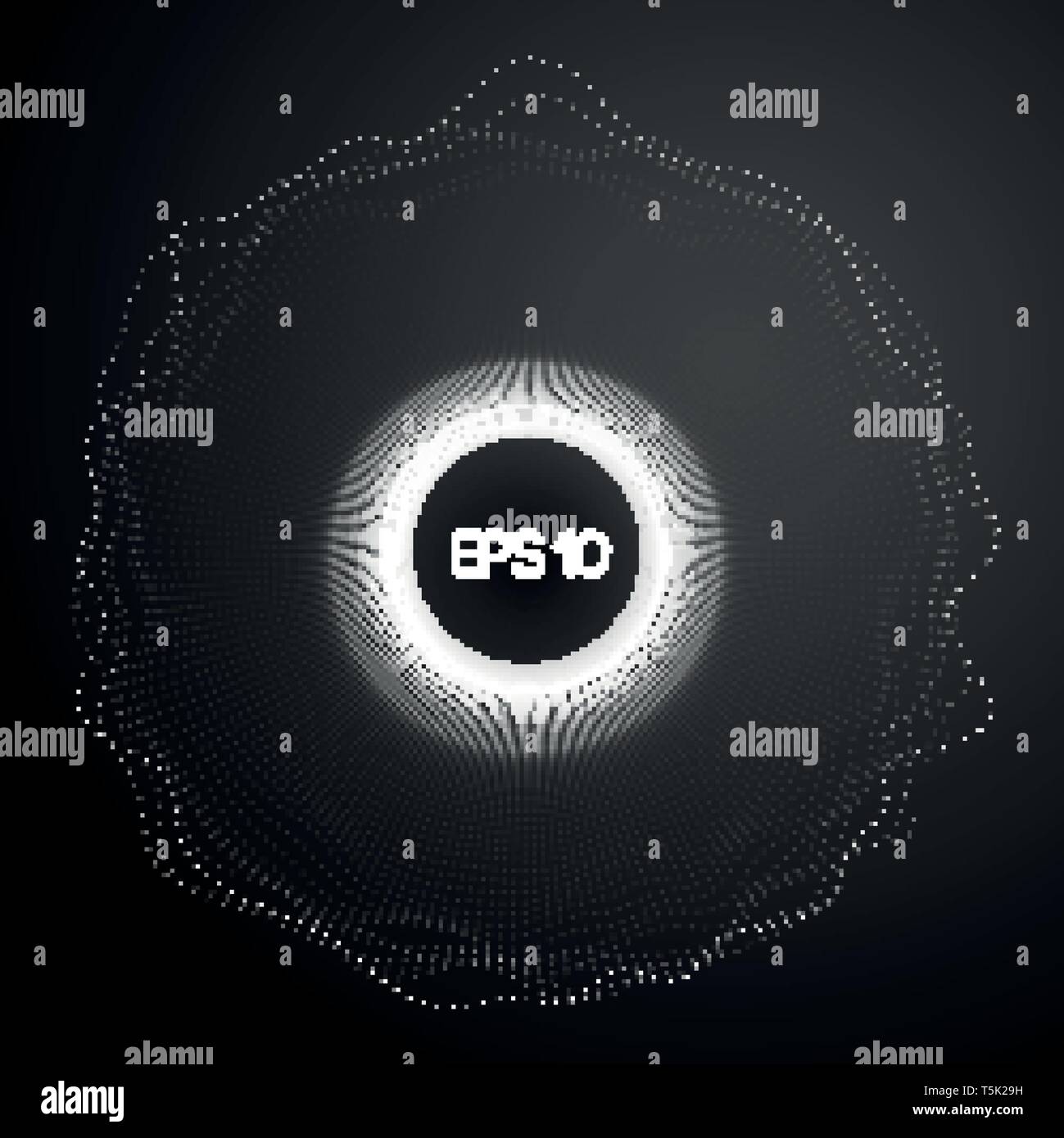 Grande per la visualizzazione di dati. Background 3d .Grande connessione dati sfondo. La tecnologia informatica ai tech wire futuristico di rete wireframe per la visualizzazione di dati Illustrazione Vettoriale