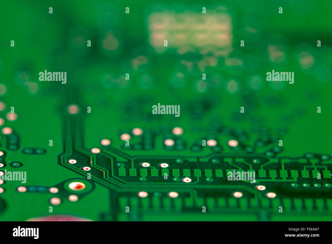 Disco dei dati chiudere il computer la tecnologia a chip Foto Stock