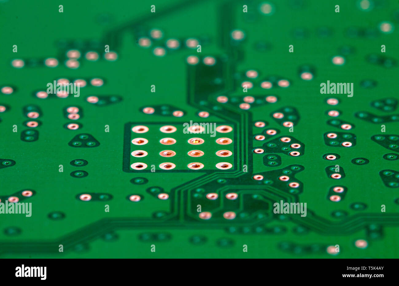 Disco dei dati chiudere il computer la tecnologia a chip Foto Stock