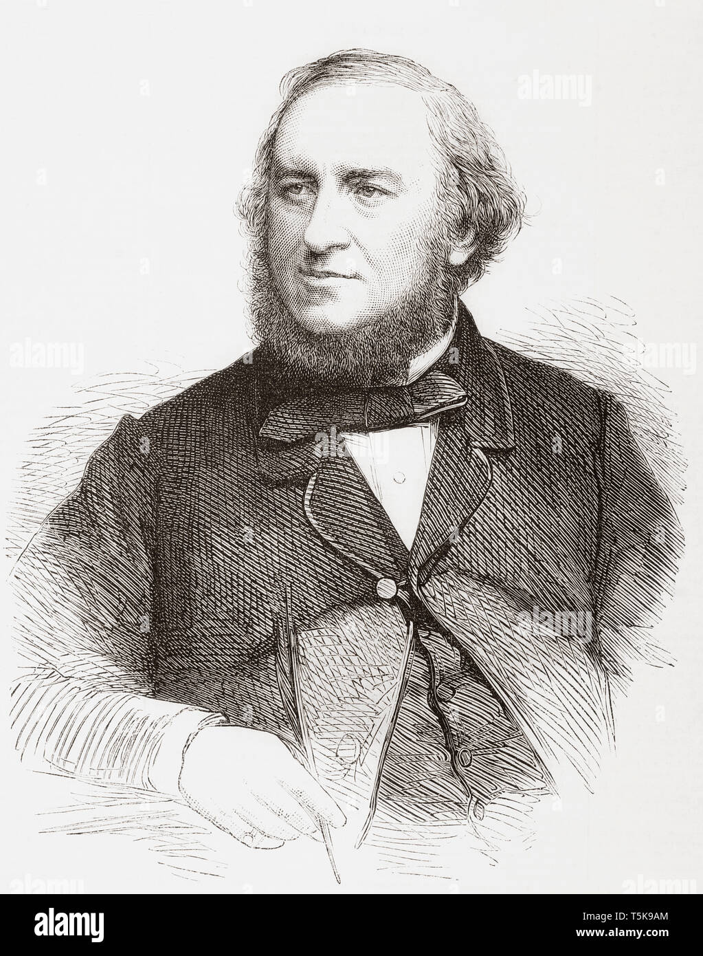 William Vincent Wallace, 1812 - 1865. Irish compositore e musicista. Dal Illustrated London News, pubblicato 1865. Foto Stock