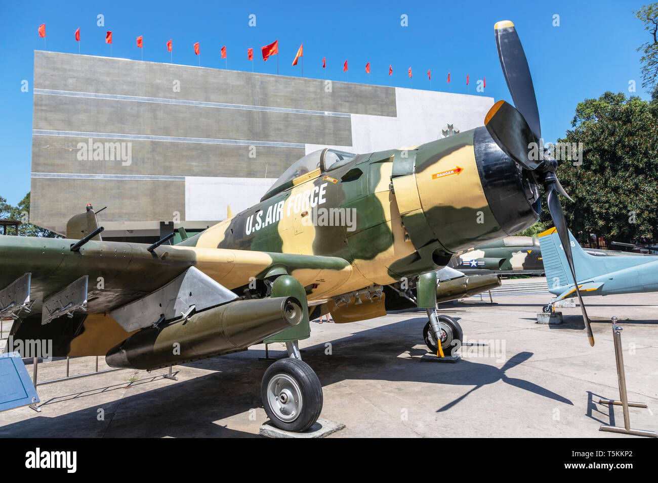 Guerra vietnamita resti Museo è anche noto come il Museo Americano di crimini di guerra,città di Ho Chi Minh, Vietnam Foto Stock