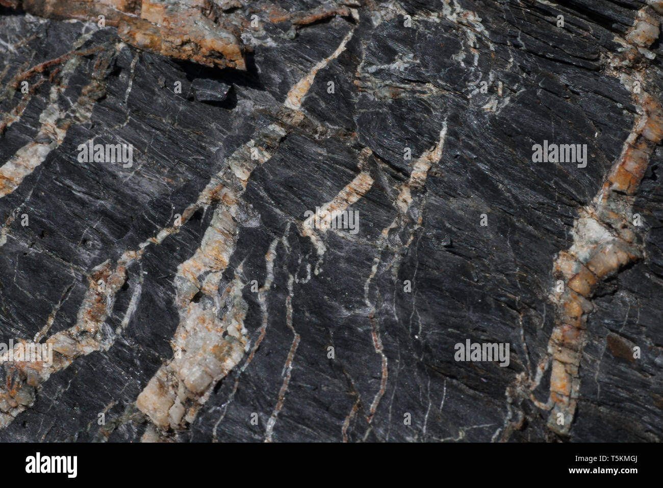 Roccia con striping Foto Stock